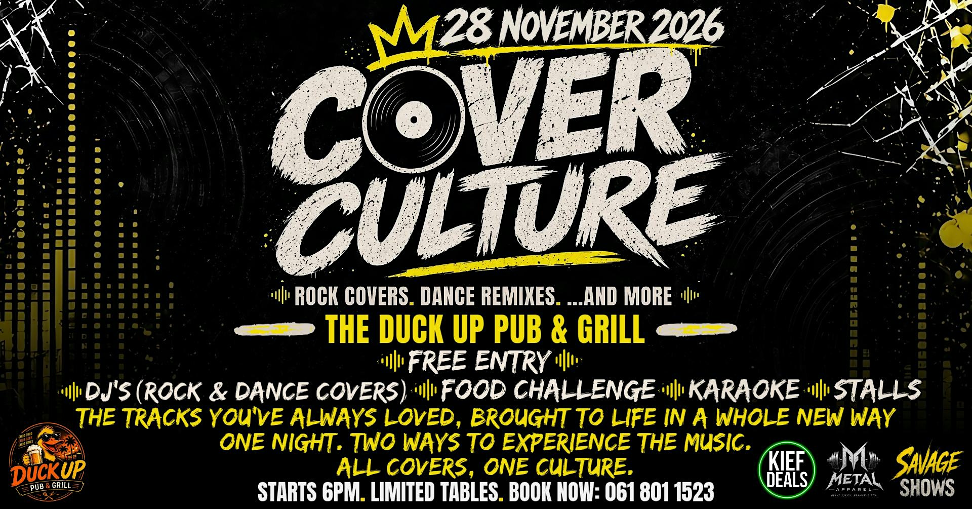 COVER CULTURE @ The Duck Up Pub & Grill