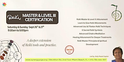 Reiki Master & Level III Certification