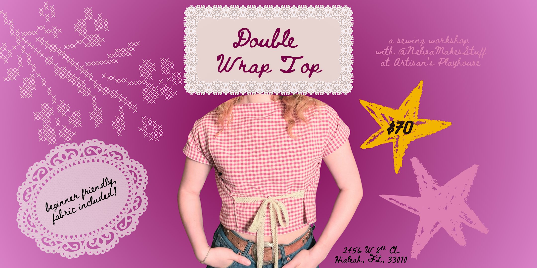 Double Wrap Top Sewing Workshop